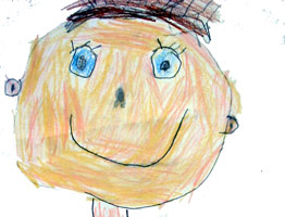 Smiling Boy - drawing