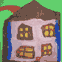 child's painting of house